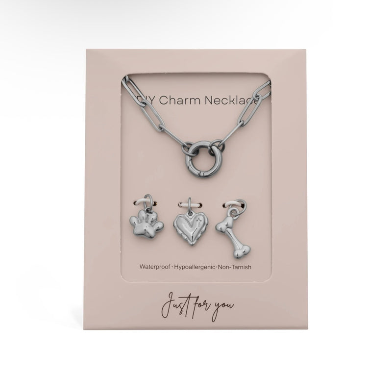 d i y | pet edition | charm necklace set
