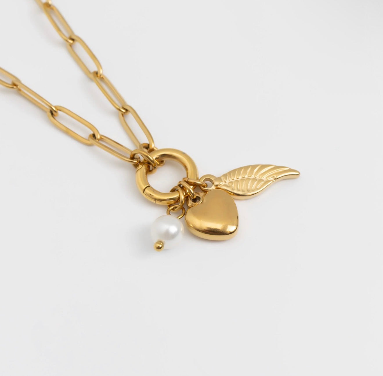 d i y | angel edition | charm necklace set