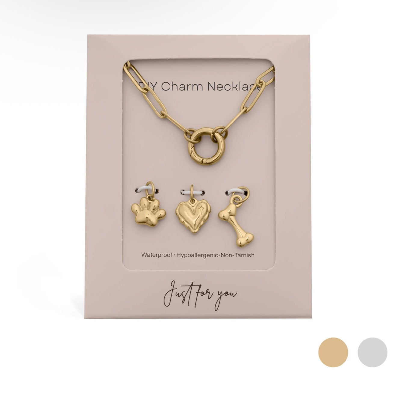 d i y | pet edition | charm necklace set