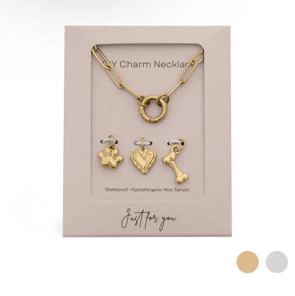 d i y | pet edition | charm necklace set