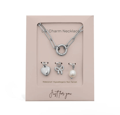 d i y | bow edition | charm necklace set