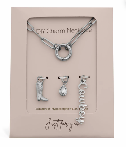 d i y | charm necklace set | cowboy edition