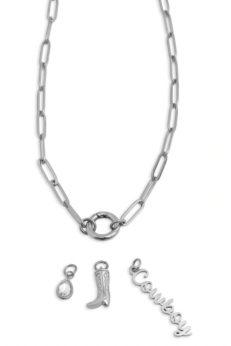d i y | charm necklace set | cowboy edition