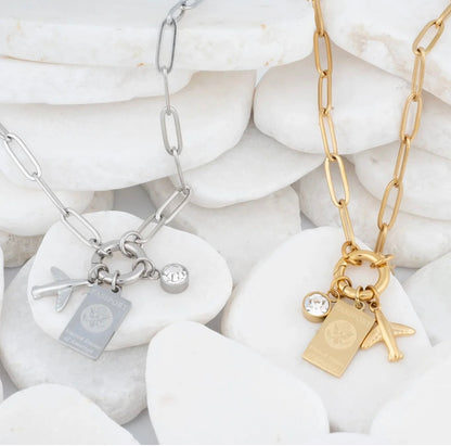 d i y | travel edition | charm necklace set
