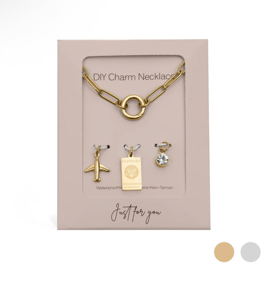 d i y | travel edition | charm necklace set